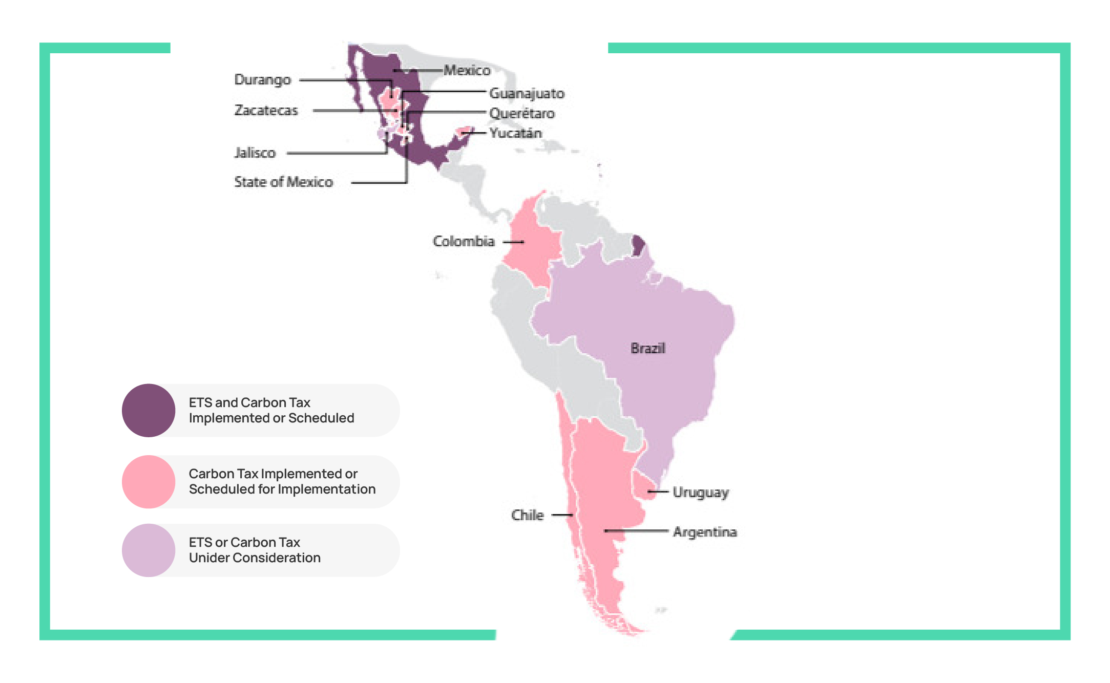 Instrumentos de precio al carbono en Latinoamérica